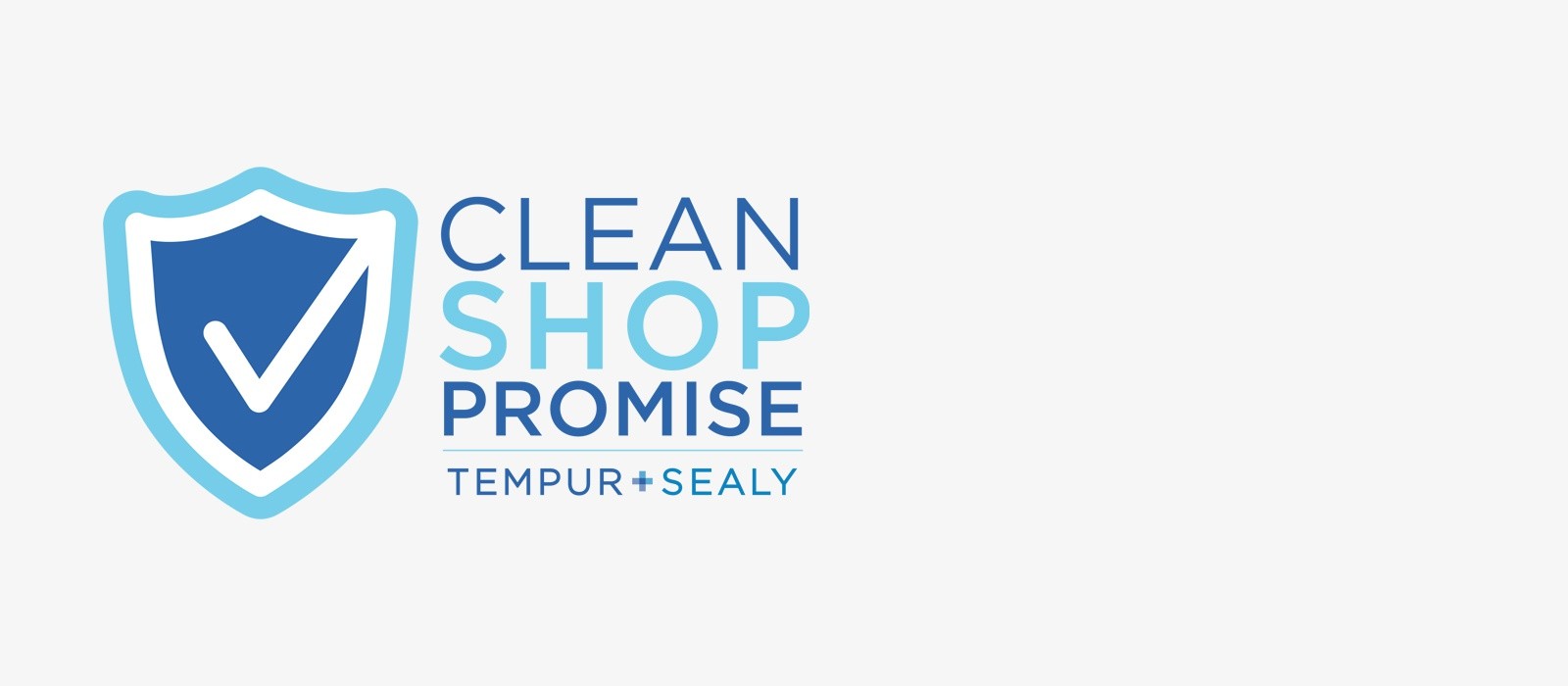 clean shop promise logo with tempur sealy logo pdp hero